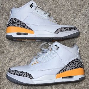 Jordan 3 laser orange